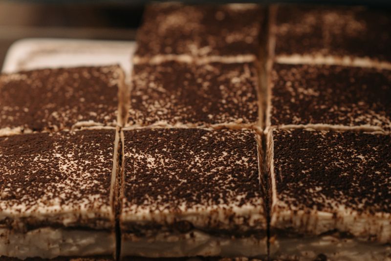 Tiramisu Classico Italian dessert with espresso and mascarpone